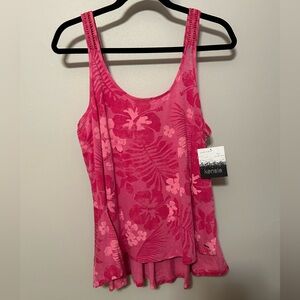 Kensie Pink Floral Beach Camisole